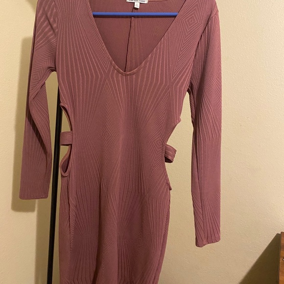 Fall Colors Bodycon Cutout Dress - Picture 5 of 5